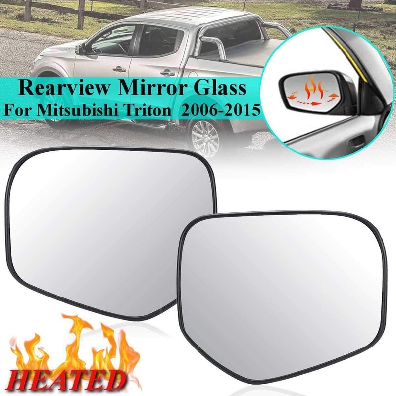 Wivplex Heated Wing Door Mirror Glass for Mitsubishi Triton L200 - Image 4