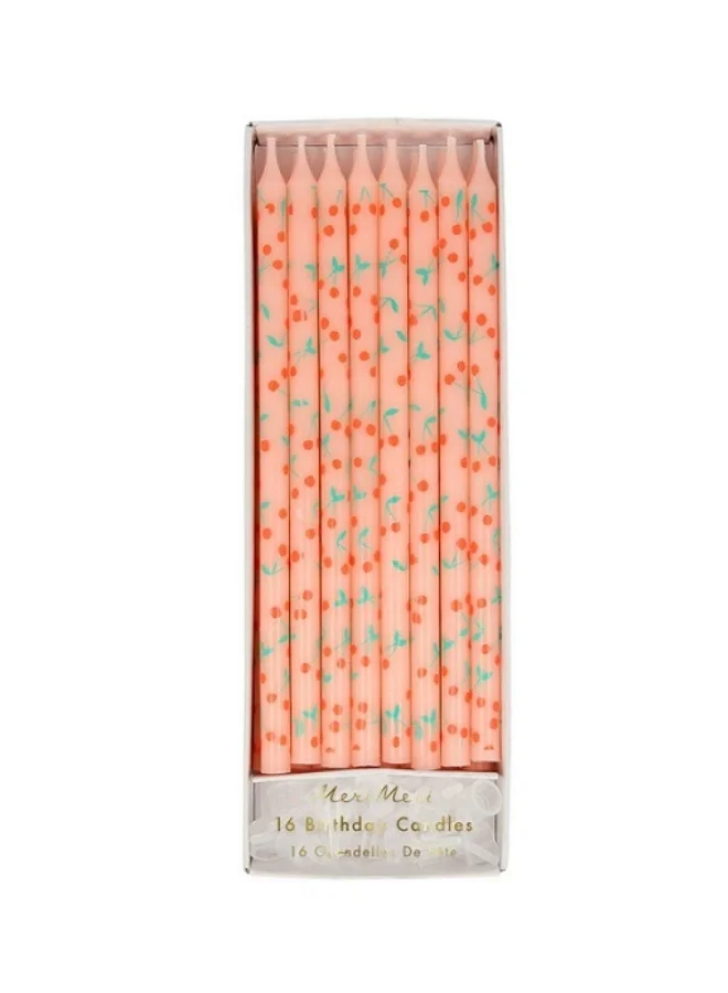 Meri Meri Tapered Cherry Candles