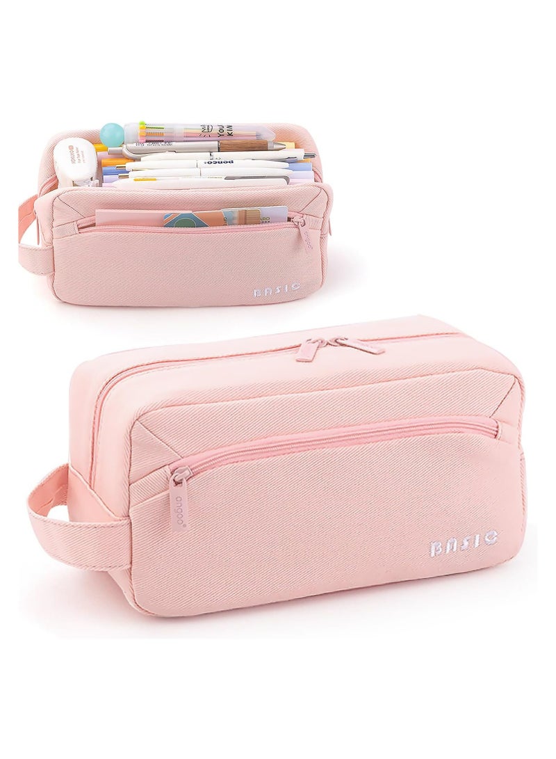 Large Capacity Pencil Case 3 Compartments,  for Students Teen Girl Boy  - Image 1