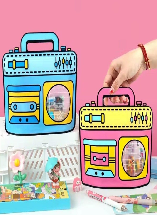 VRB Dec 24pcs Foil Guddy bags, return gift bags for kids birthday, Happy Birthday Party Return Gift Bags For Boys and Girls, Colorful Gift Bag (24 pcs Radio Seal Bag) - Image 1
