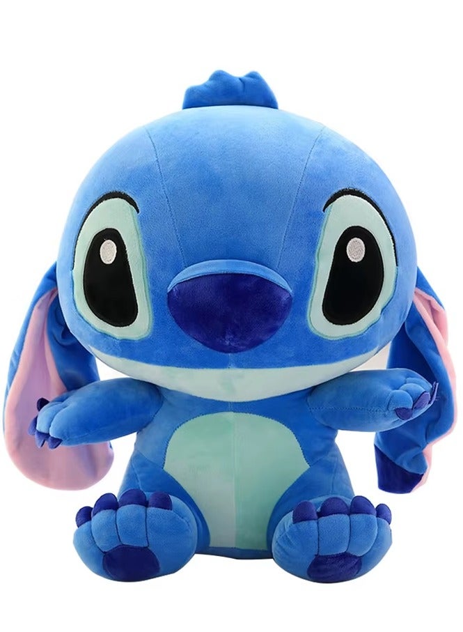 Stitch Cartoon Plush Dolls, 40Cm, Large Size, Blue Color - Beautiful Gift For Women And Girls