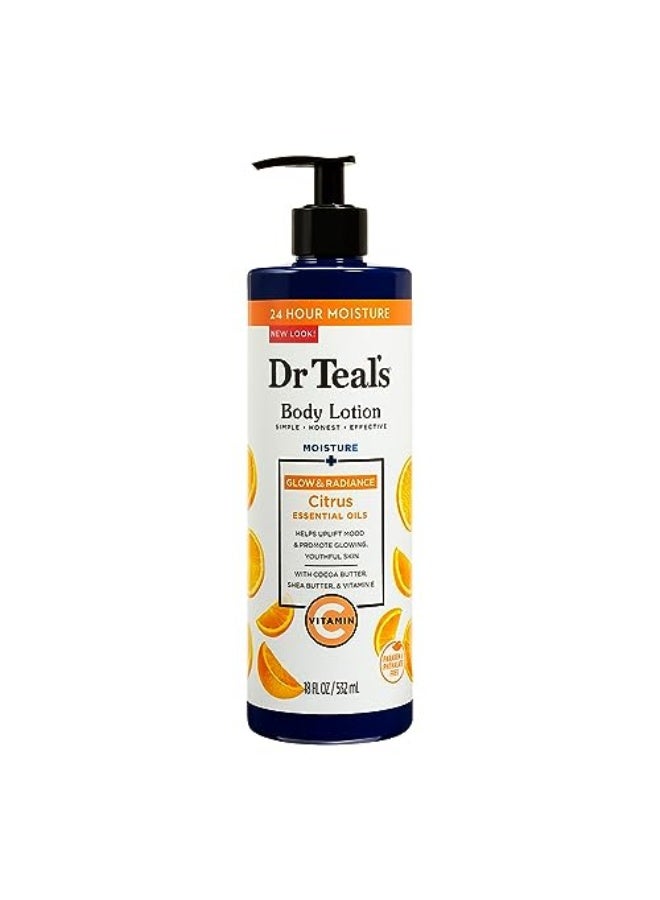 Dr Teal's Vitamin C Brightening Body Lotion 532 ml - Image 1