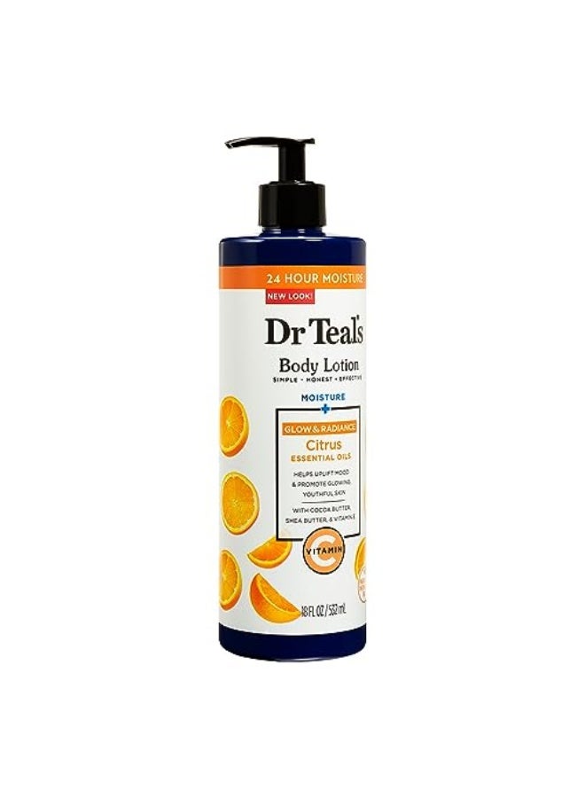 Dr Teal's Vitamin C Brightening Body Lotion 532 ml - Image 2