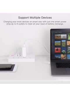 Perfii Smart Plug Extension Power Strip WIFI Socket With USB 4 Charging Port App Voice Control Overvoltage Protection Work With Alexa Google Home Assistant  - Image 3