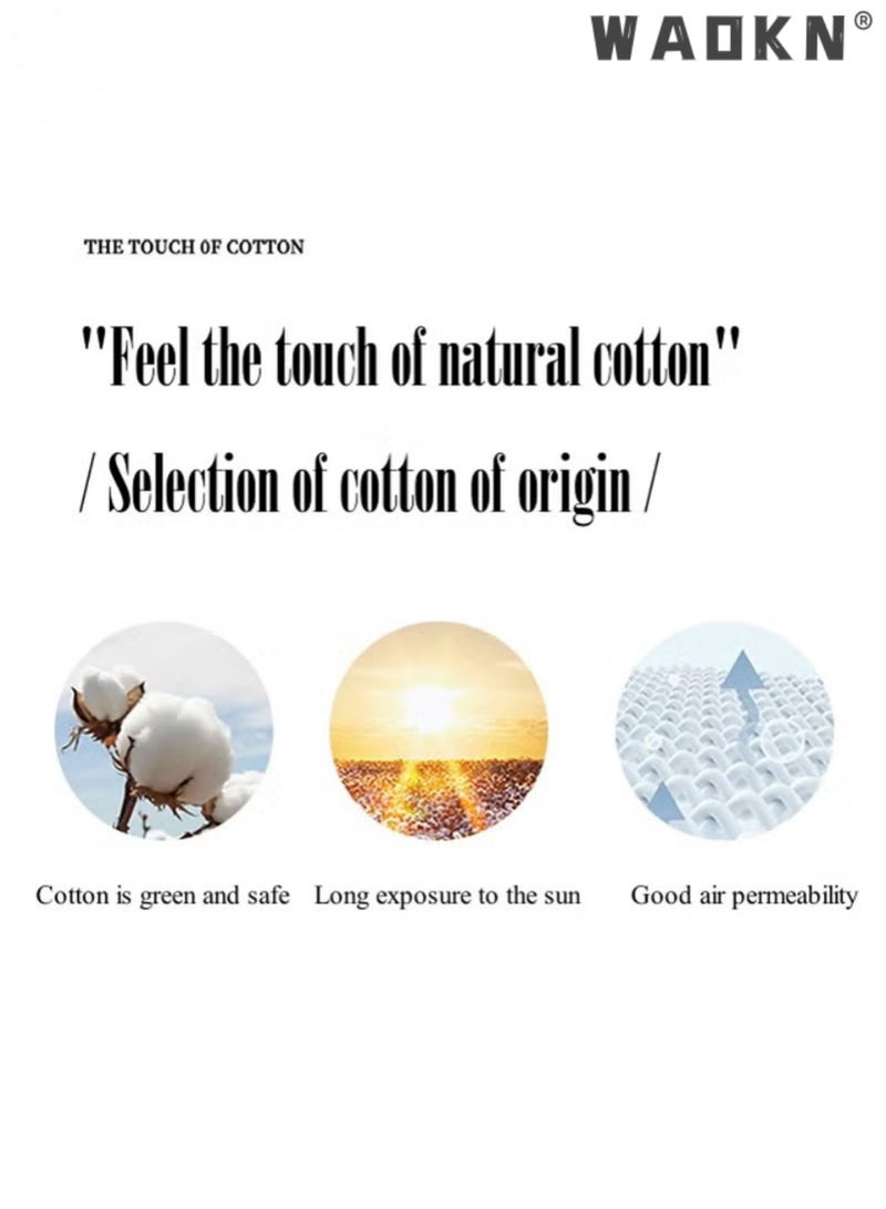 دبليو أيه أو كي أن مفرش طاولة من قطن تيريلين مع شرابة، ملاءة نزهة، سجادة نزهة، مناسبة لشمال أوروبا، قابلة للطي، خفيفة الوزن، كبيرة الحجم، قابلة للتخزين، محمولة، مناسبة للأنشطة الخارجية، المهرجانات الرياضية، مشاهدة أزهار الكرز، مقاس 180 × 130 سم، كاكي - Image 3