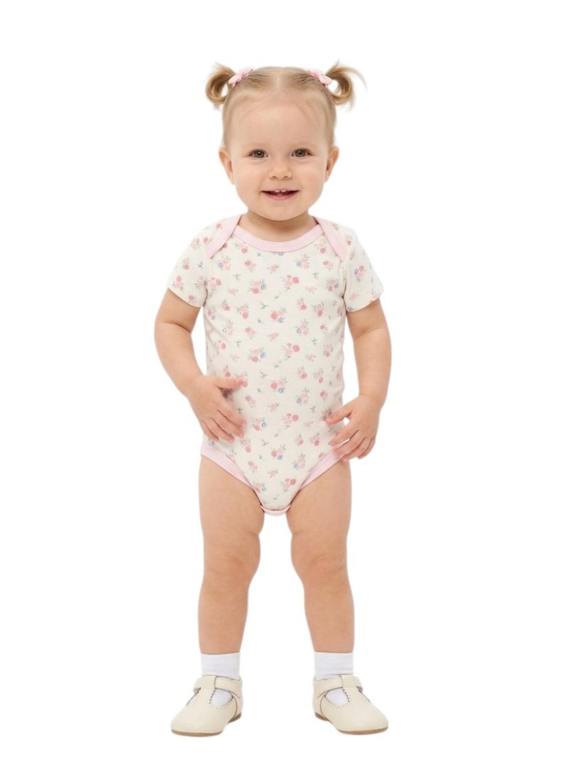 Bambimici Baby  Bodysuit Little Princess Short Sleeve  – 5-Piece Newborn Outfit - Image 3