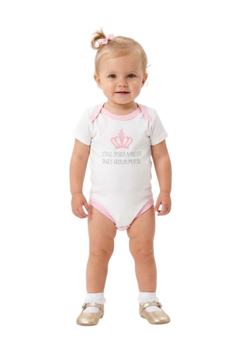 Bambimici Baby  Bodysuit Little Princess Short Sleeve  – 5-Piece Newborn Outfit - Image 4