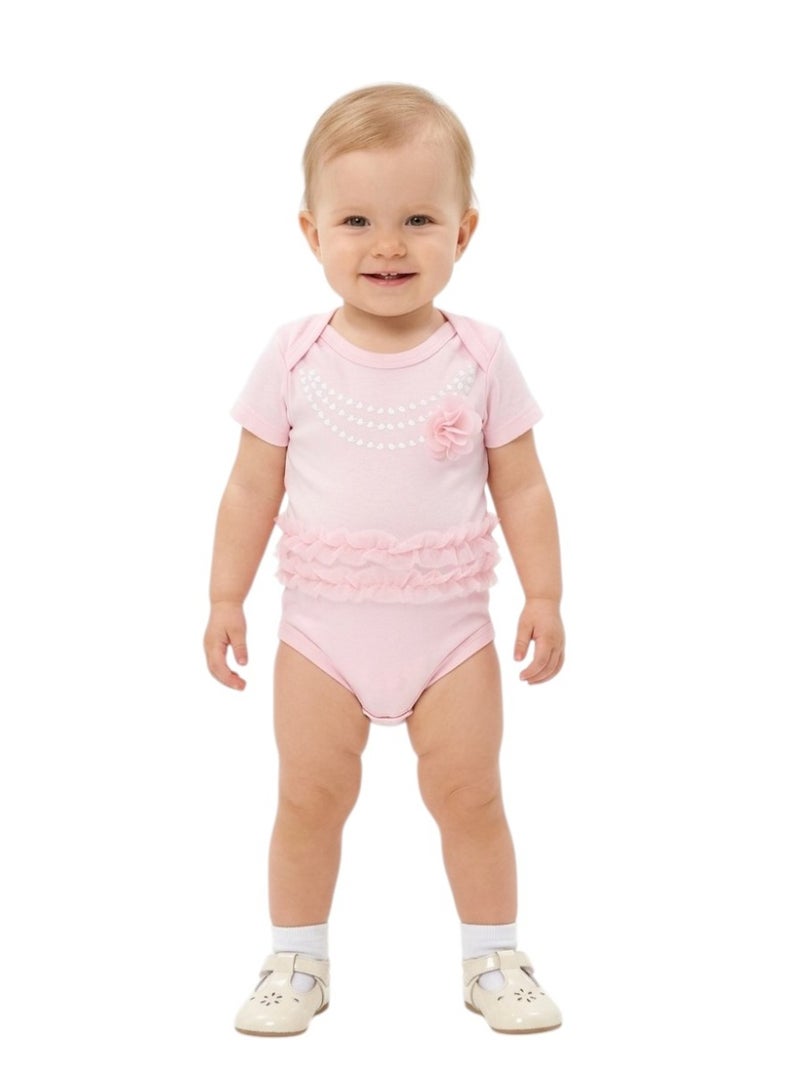 Bambimici Baby  Bodysuit Little Princess Short Sleeve  – 5-Piece Newborn Outfit - Image 2