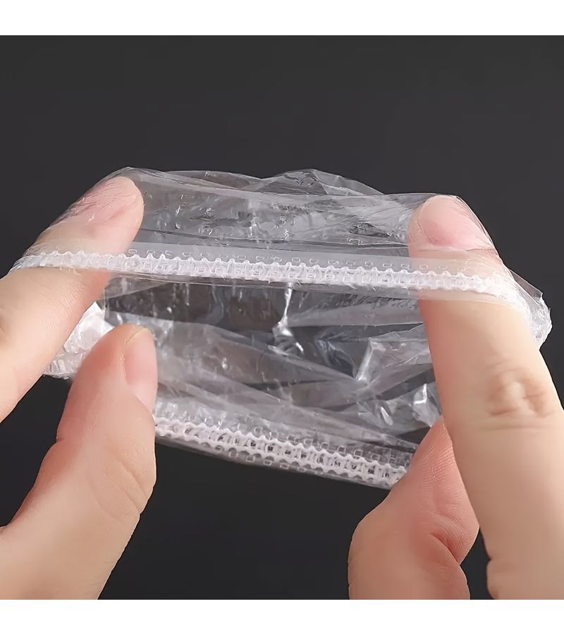 50pcs Waterproof Thickened Plastic Hair Dye Ear Covers For Hairdressing Shampooing Bathing Ear Protection Supplies - Image 5
