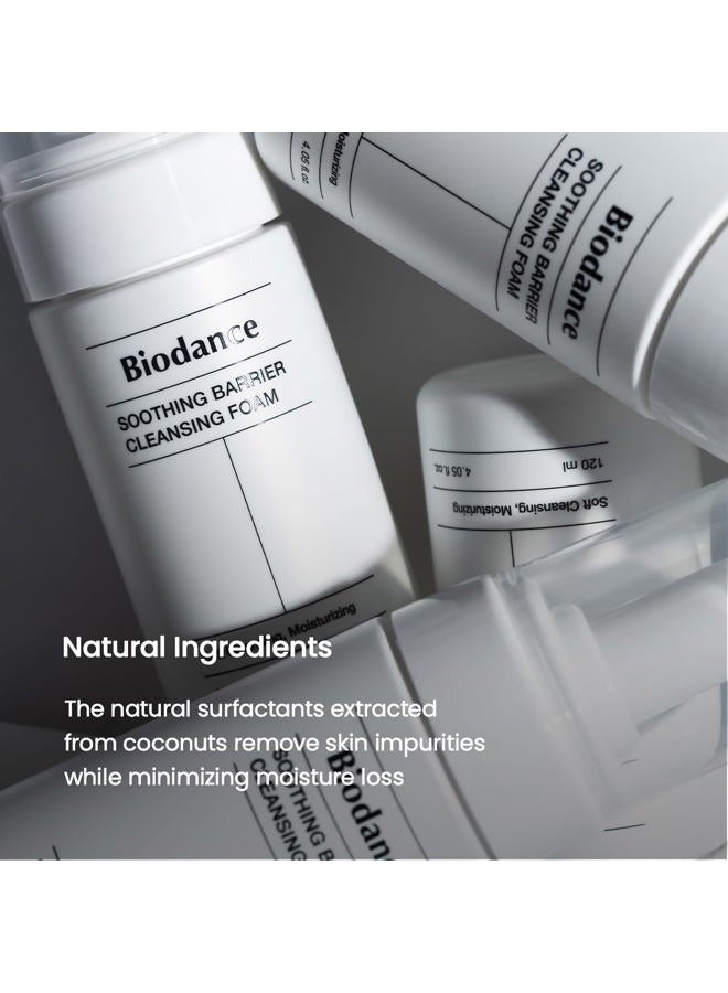 BIODANCE Soothing Barrier Cleansing Foam, Micro Bubble Foam, Gentle & Mild Facial Cleanser, Korean Skin Care | 4.06 fl.oz, 120ml - Image 4