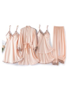 Five-piece Suspender Pajamas Set that Can Be Worn In All Seasons
