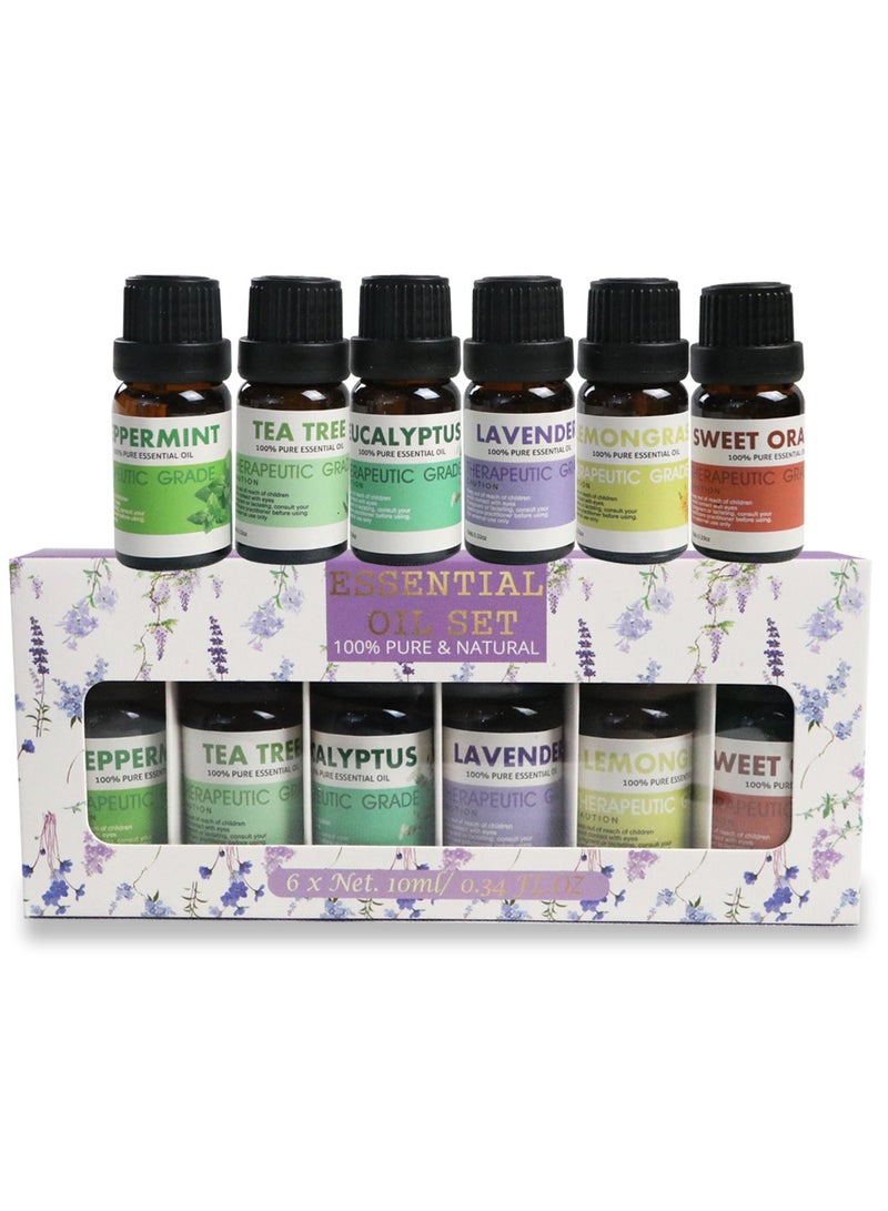 Aromatherapy essential oil 6 pack purple - Image 1