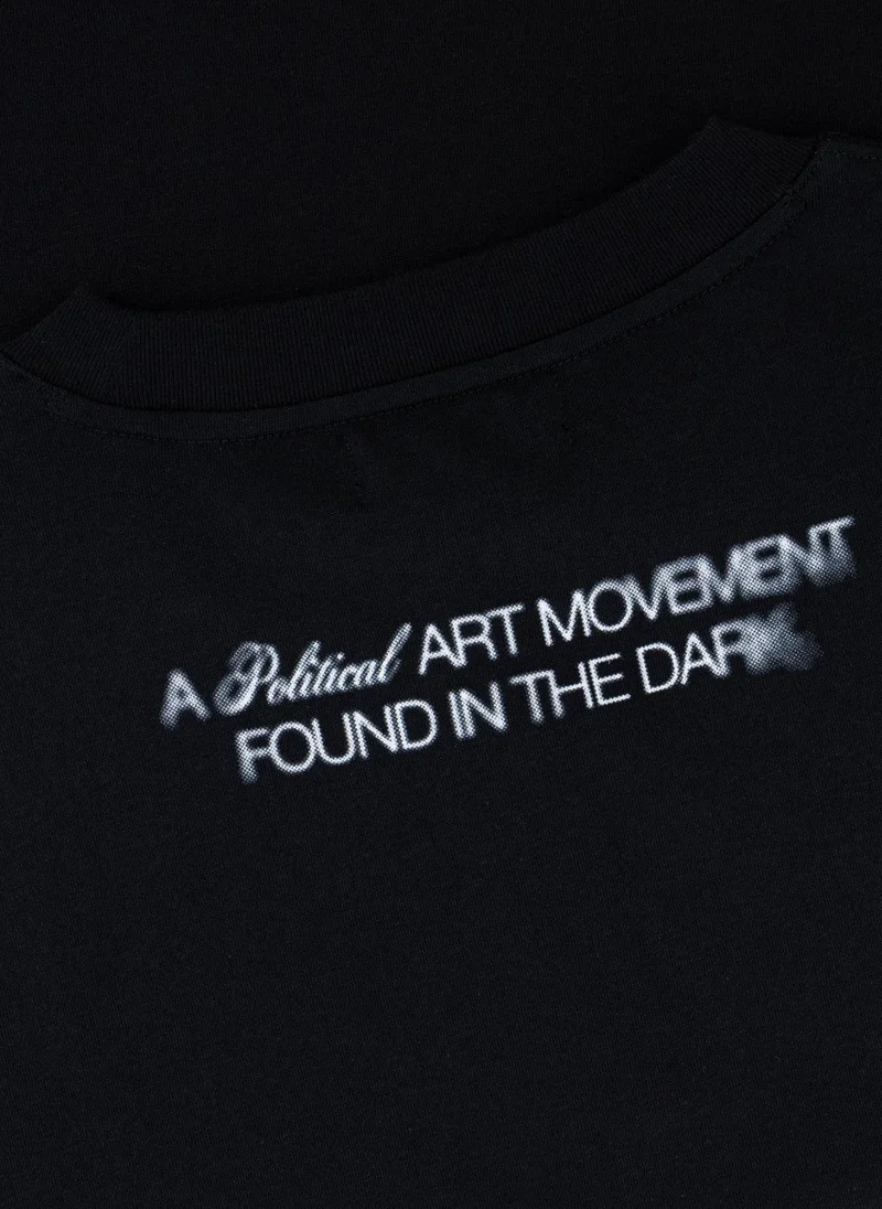 Prince Politique Black Freedom Graphic Print Long Sleeve  | Best Price UAE