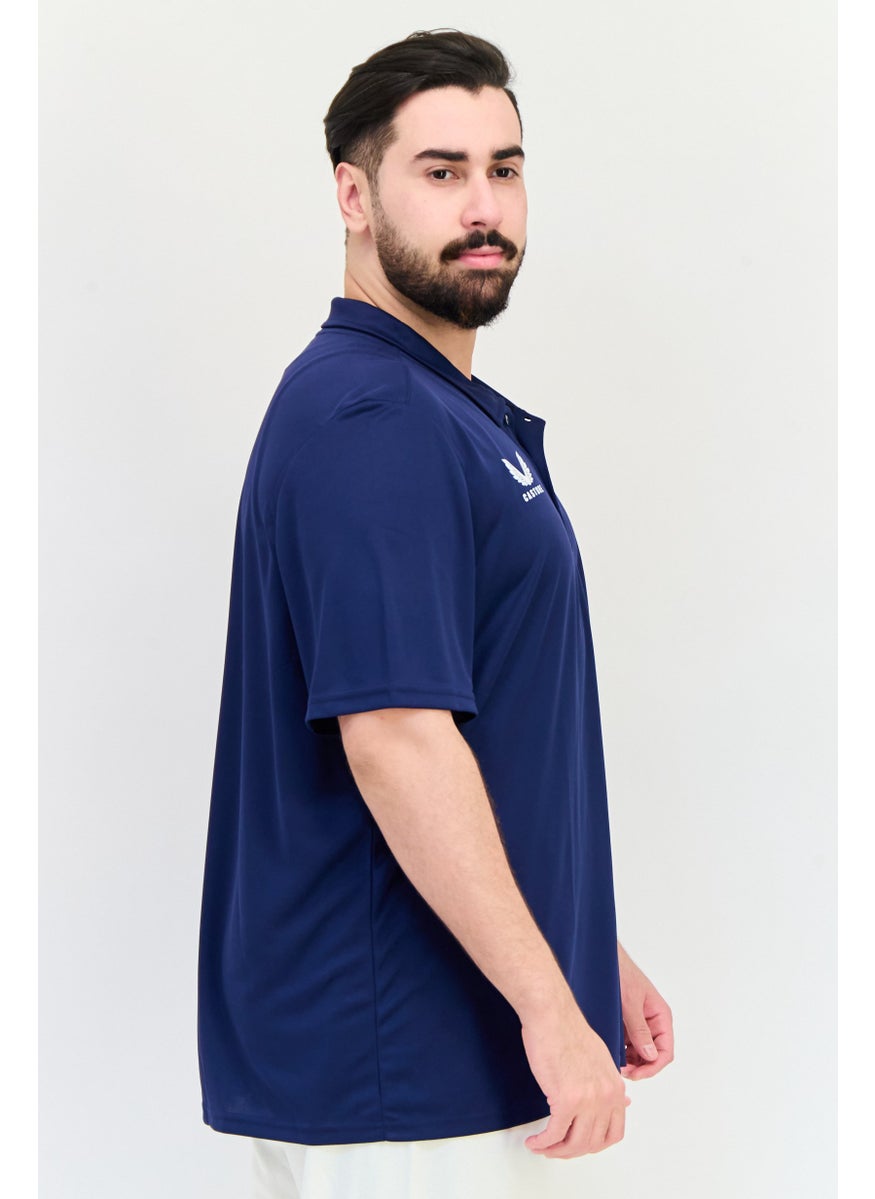 CASTORE Men Sportswear Fit Short Sleeve Travel Polo-Shirt, Navy  - Image 2