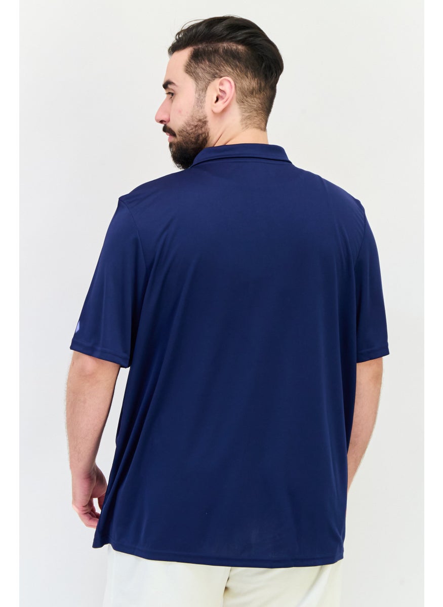 CASTORE Men Sportswear Fit Short Sleeve Travel Polo-Shirt, Navy  - Image 3