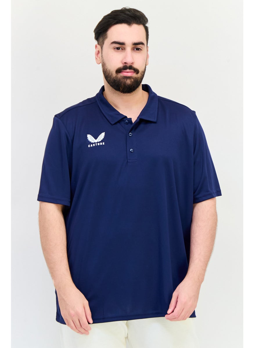 CASTORE Men Sportswear Fit Short Sleeve Travel Polo-Shirt, Navy  - Image 1