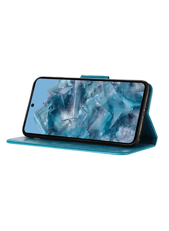 Green Tiger Case For Google Pixel 8 Pro Butterfly Flower Pattern Flip Leather Phone Case - Image 5