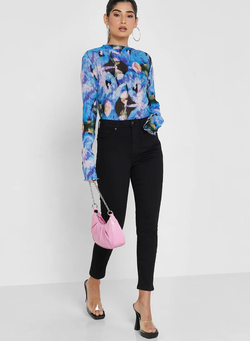 TOPSHOP High Waist Skinny Jeans