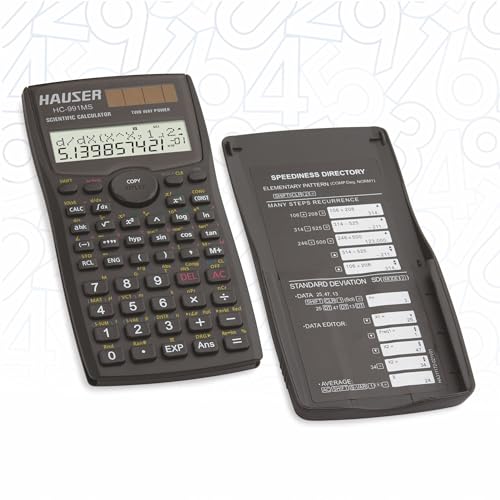 Hauser HC-991 MS Scientific Calculator | 401 Functions with 40 Scientific Calculations | Two Line Display | Data Editor, Statistics & Standard Deviations | Pack of 1 - Image 5