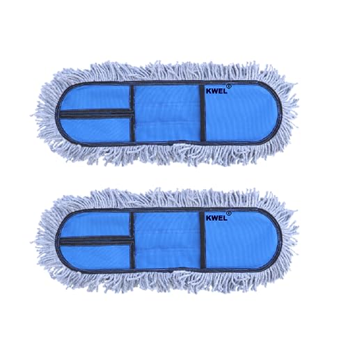 KWEL Plastic Wet And Dry Cotton Pad Floor Mop Refill (18 Inch) Pack Of 2 - Image 1