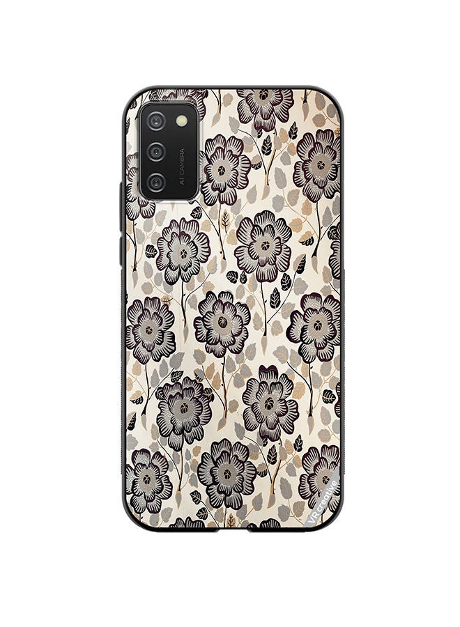 VR CREATIVE Protective Case Cover For Samsung Galaxy A02s Floral Design Multicolour - Image 1