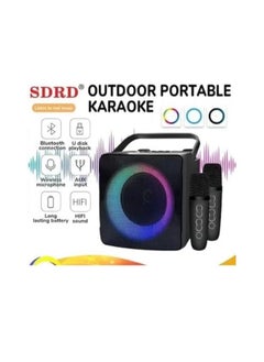 SDRD 200W High-Power Bluetooth Portable Sound Speaker – Powerful Bass, Wireless Connectivity, IPX7 Waterproof, LED Lights, Long Battery Life – Ideal for Outdoor Parties, Camping, Beach, and Home Use with Superior Audio Quality  - Image 2
