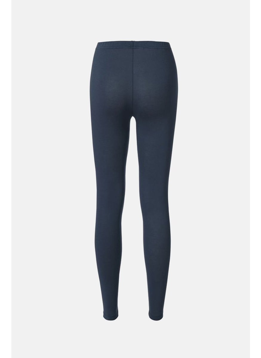 Tchibo Women Full Plain Leggings, Navy  - Image 2