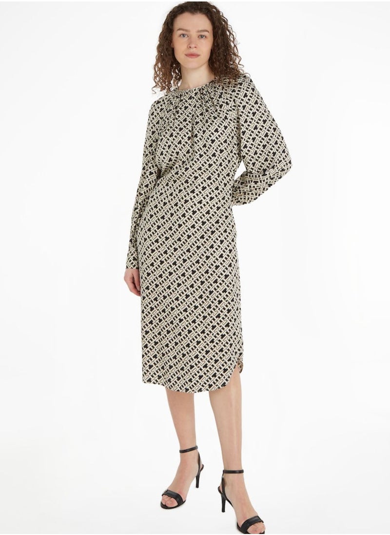 Printed Puff Sleeve Dress - pzsku/ZB75A9406797E85782FC2Z/45/_/1706631399/8db604d7-d3ab-41f9-905e-553732d6d333