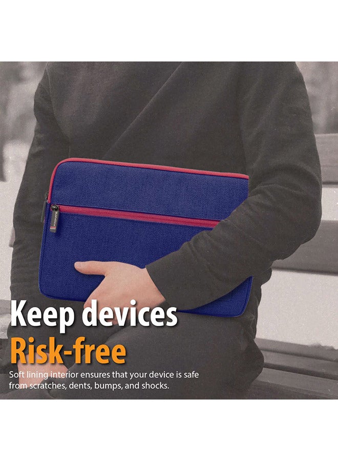 PROMATE Water-Resistant Laptop Sleeve Blue - Image 2