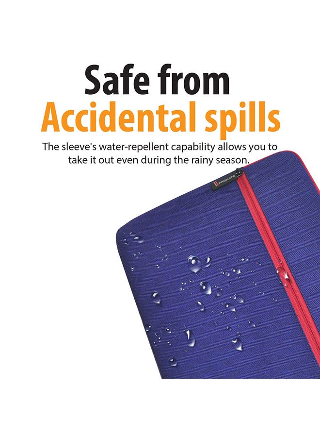 PROMATE Water-Resistant Laptop Sleeve Blue - Image 3