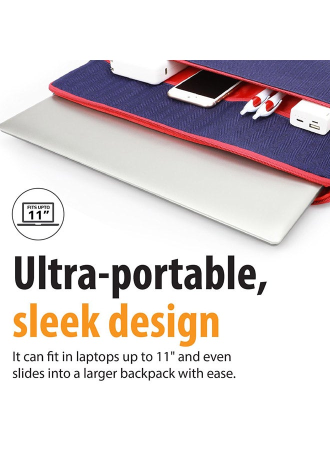 PROMATE Water-Resistant Laptop Sleeve Blue - Image 4