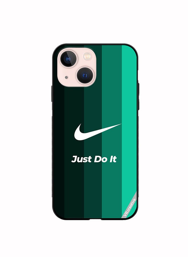 VR CREATIVE Protective Case Cover For Apple iPhone 13 Nike Logo Green Design Multicolour - Image 1