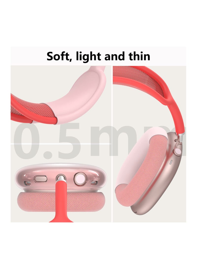 Anmi Silicone Headphone Case ,Pertain For AirPods Max Headphones, Anti Scratch，Sweat Proof,3 in 1 Ear Pad Covers/Ear Cups Cover/Headband Cover - Image 4