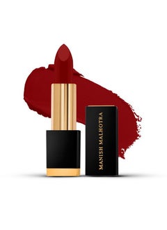MyGlamm Manish Malhotra Soiree Creamy Matte Lipstick - 04 Amour (Red Shade) | Long Lasting, Pigmented With Spf 30 & Vitamin E (4.2G)  - Image 1