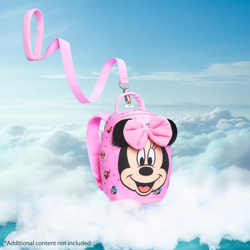 Disney Minnie Mouse Mini Backpack with Toddler Safety Harness for Girls 9x8â€ Daycare Bag Backpack with Leash Preschool Outdoor Travel Gifts - Image 5