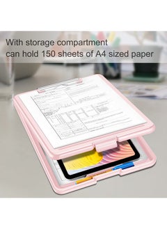 Nursing Clipboard With Storage, Heavy Duty Portable Writing Clipboard With Compartment Organizer For Nurse Doctor Medical Professionals Teachers Students Sales Coach School Office (Pink) - pzsku/ZB75AD66430357BCD2F90Z/45/_/1731926332/87832962-36c0-4cad-9ffa-26601a31d8d1