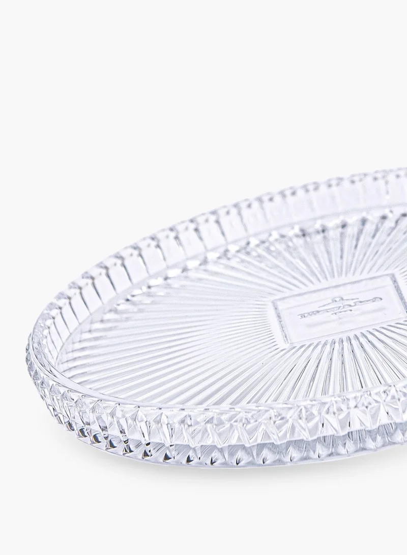 Villeroy & Boch Spiral Crystal Round Tray 30cm