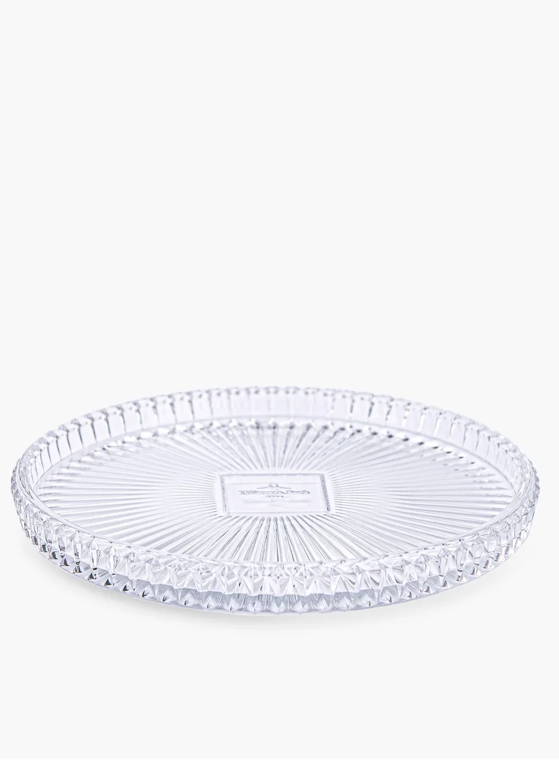 Villeroy & Boch Spiral Crystal Round Tray 30cm