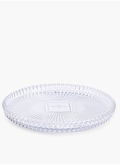 Villeroy & Boch Spiral Crystal Round Tray 30cm  - Image 1
