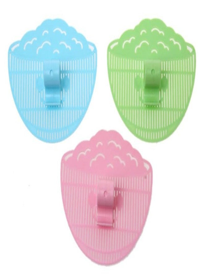 Forieru 3Pcs Plastic Clip-On Strainer, Bowl-Shaped Pasta Colander For Pots & Bowls – Universal Rice Sieve, Noodle Strainer For Vegetables, Fruit, Camping & Kitchen Use - Image 1