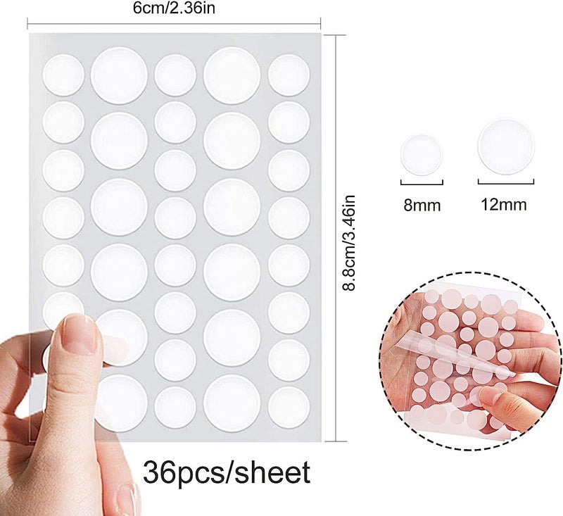 Spanking Spanking Dots for Spots Pimple Patches Acne Pimple Hydrocolloid Patches 005mm Ultrathin Breathable Invisible Blemish Spot Three Sizes pack for 72 Patches - Image 2