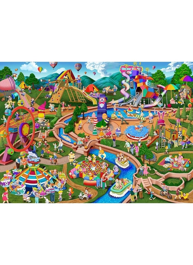 Becko US Becko US Jigsaw Puzzles 500 Pieces Puzzles for Adults 500 Piece Puzzles for Kids and Adults (Theme Park)  - Image 3