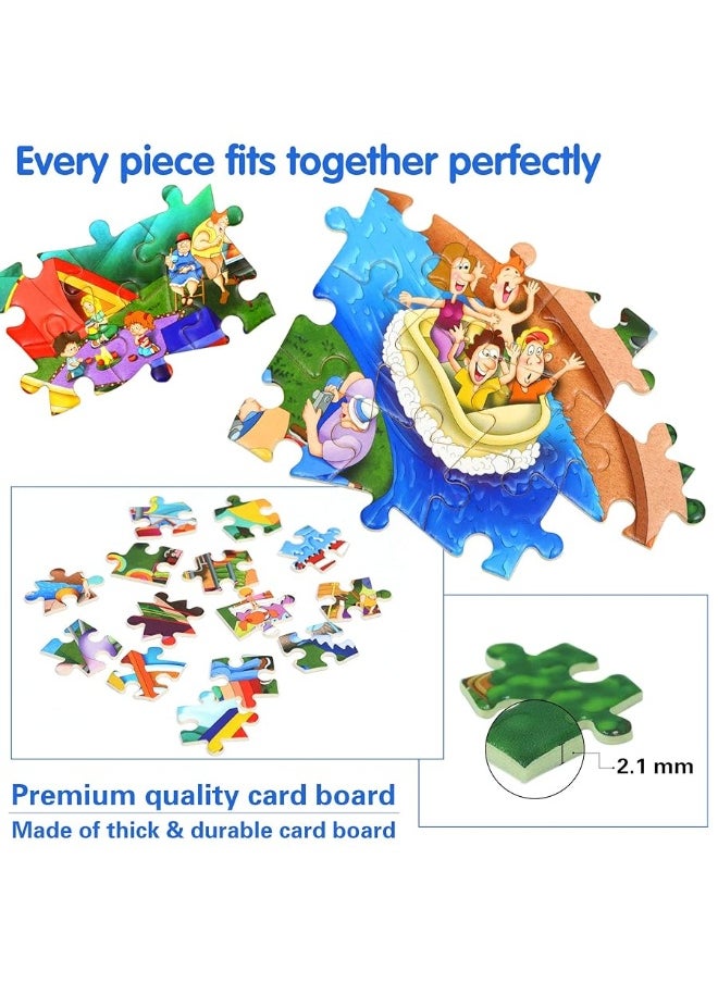 Becko US Becko US Jigsaw Puzzles 500 Pieces Puzzles for Adults 500 Piece Puzzles for Kids and Adults (Theme Park)  - Image 2
