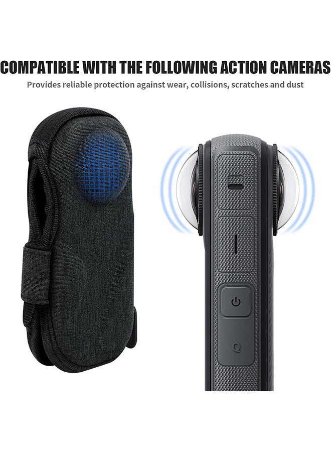 O Ozone Portable Carrying Case for Insta360 X4/X5 |Hard Shell Protective Travel Bag|Compact Small Storage Case Camera & Accessories- Grey - Image 3