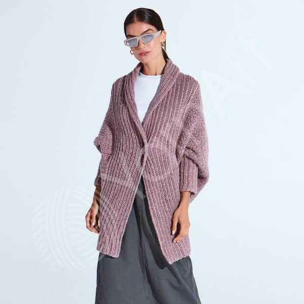 YarnArt خيوط يارن آرت مانهاتن لامعة خيوط معدنية 911 ياردة 217 أونصة مزيج أكريليك وصوف - Image 4