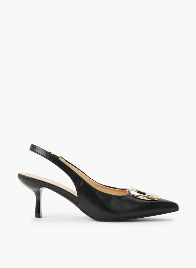 سيليست Women Kitten Heel Slingback Shoes