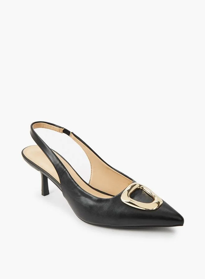 سيليست Women Kitten Heel Slingback Shoes