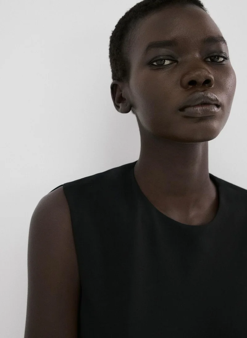 MANGO  Midi-dress with open back for Women | Best Price UAE