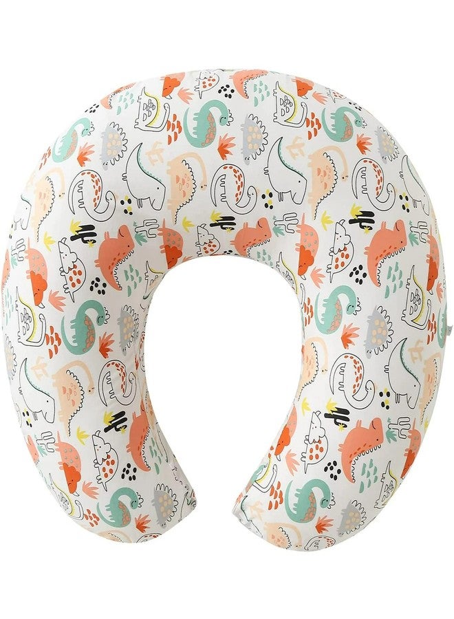 Proliva وسادة بروليفا للرضاعة الطبيعية للأطفال حديثي الولادة مع غطاء قابل للفصل، وسادة رضاعة طبيعية للأمهات، مجموعة دعم لوسادة رضاعة الطفل وسرير الأم (برتقال البط) - Image 4