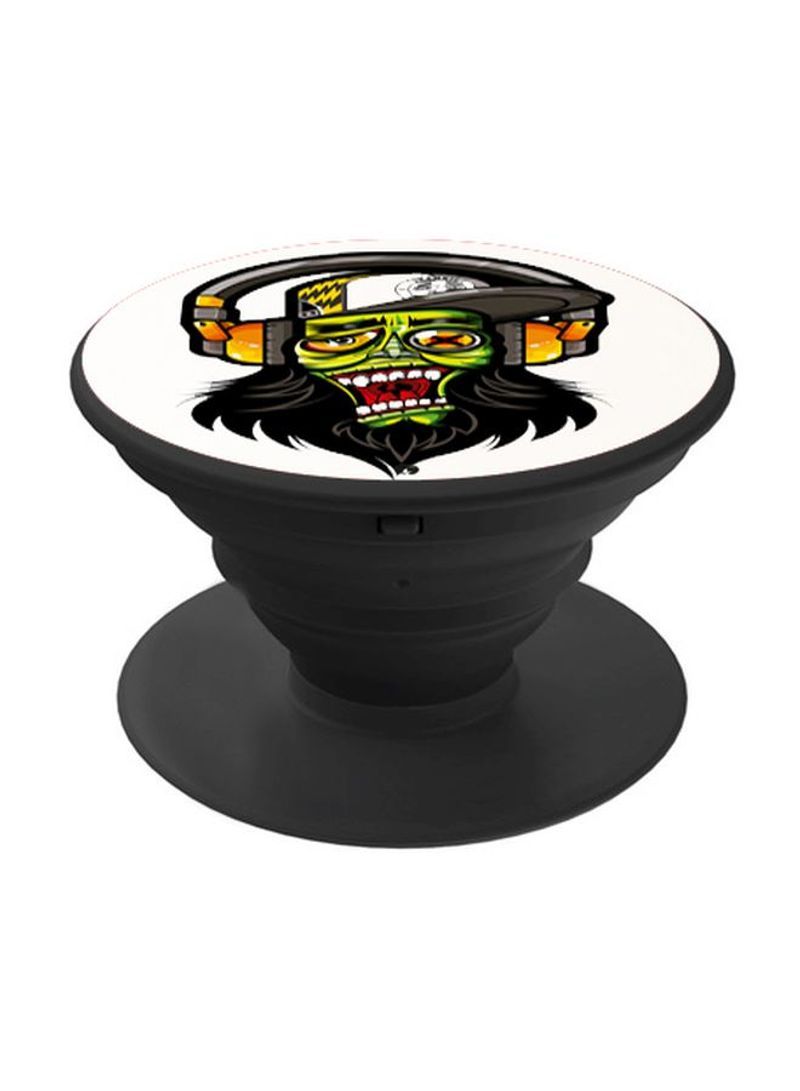 RKN Printed Pop Socket Phone Holder Black/Green/Grey - Image 2